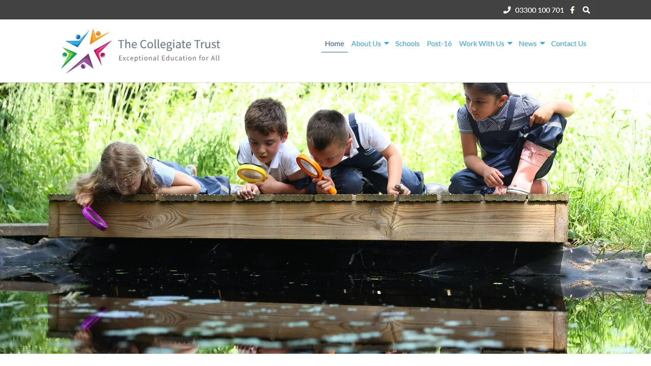 The Collegiate Trust homepage