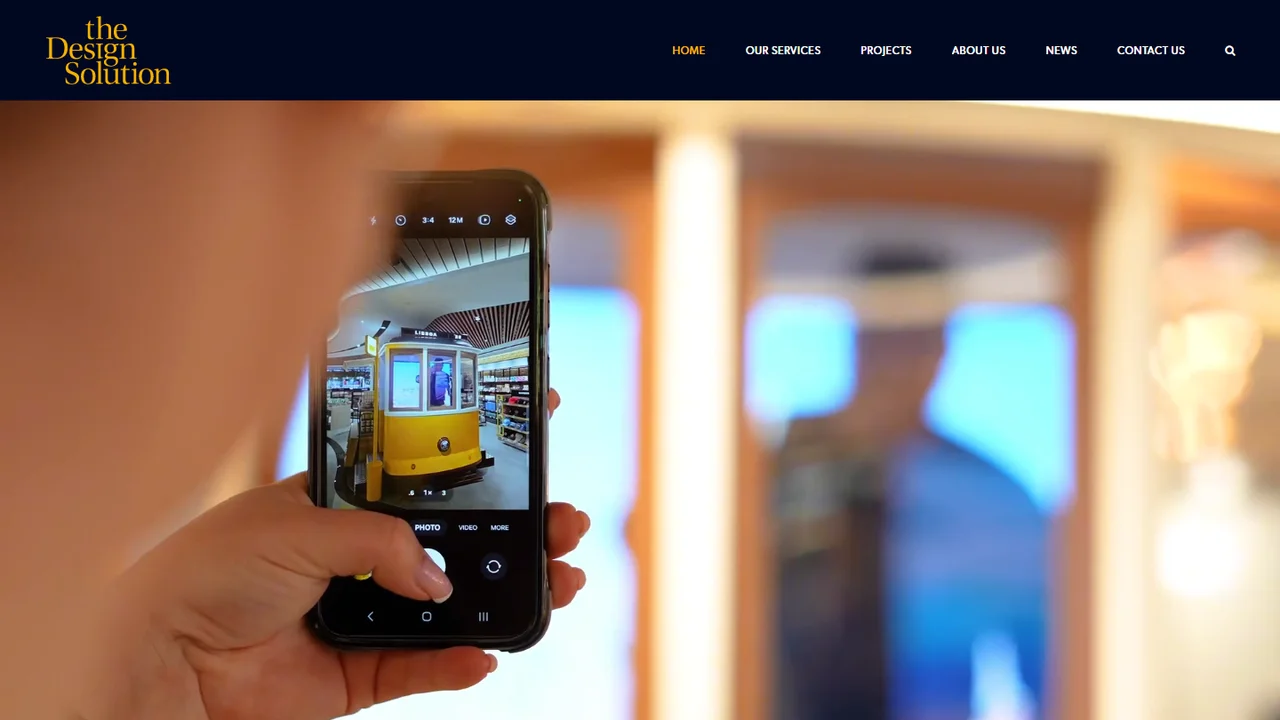 The Design Solution homepage