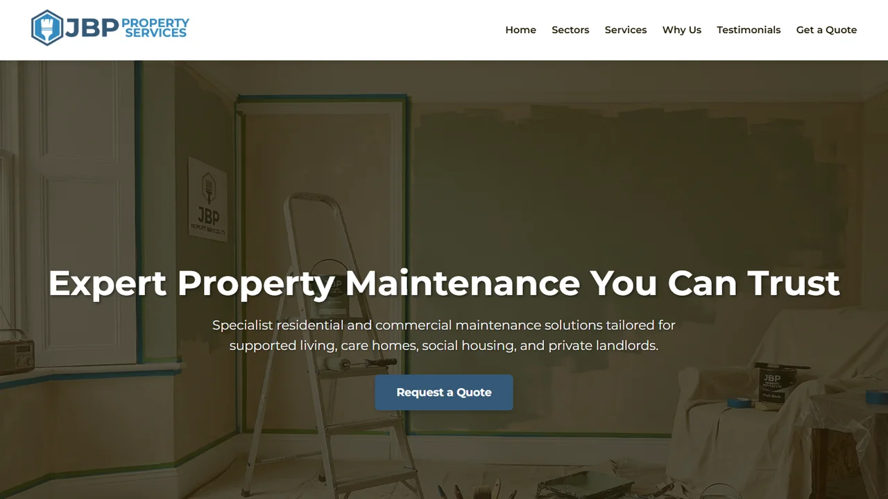 JBP Property Services homepage