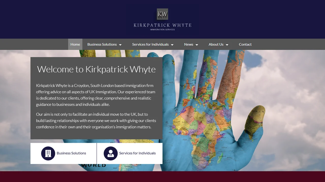 Kirkpatrick Whyte homepage